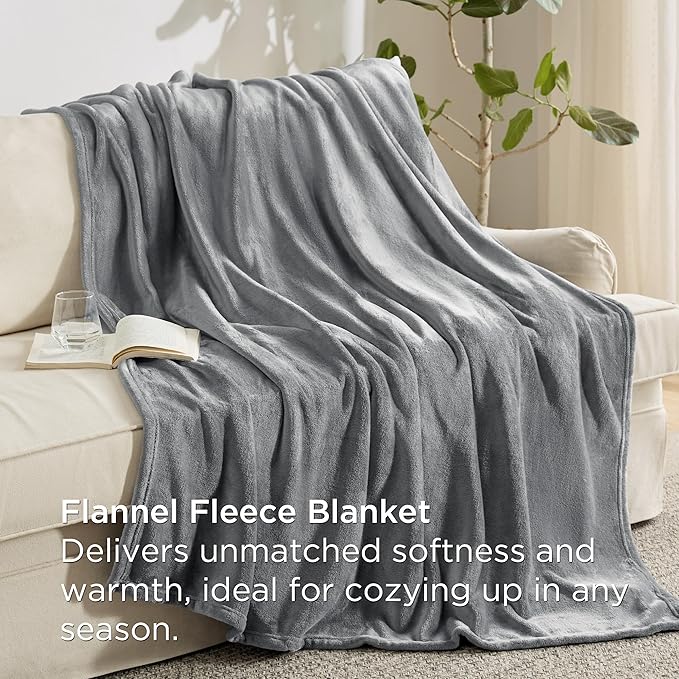 Bedsure Full Comforter Set Black, 8 Pieces Prewashed Full Size Bed in a Bag with Soft Fleece Bed Blanket, Down Alternative Bedding Set for All Seasons, Sheets, Pillowcases & Shams
