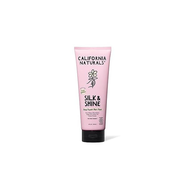 California Naturals Deep Repair Hair Mask, Paraben and Sulfate Free, Conditioner for Dry, Damaged Hair, Nautral, Vegan, Hydrating Conditioning, For Curly, Frizzy, All Types, 12 fl oz
