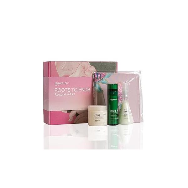 NATURELAB. TOKYO Kiseki Molecular Repair Leave-In Hair Masque - Deep Conditioning Treatment to Restore, Strengthen & Bond Damaged Split Ends, Add Shine Smoothness 1.7 Fl Oz